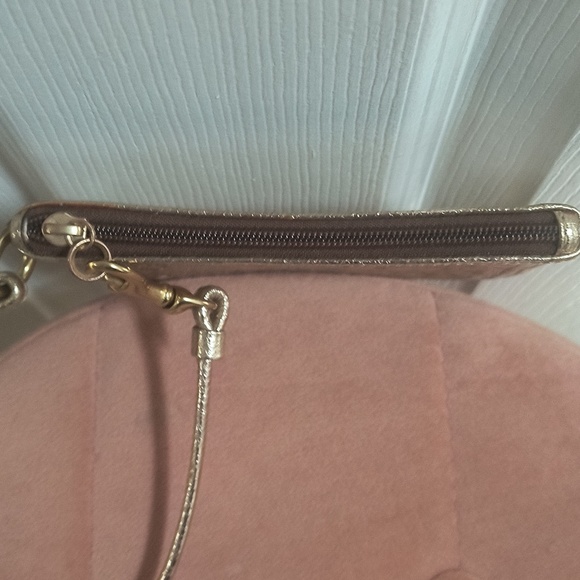 Coach Gold Poppy Wristlet - Picture 3 of 6